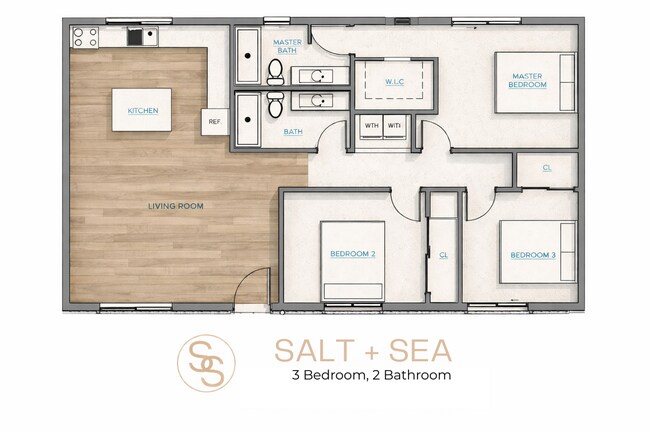 Floorplan - Salt + Sea - Luxury Coastal Apartments in Carlsbad Village