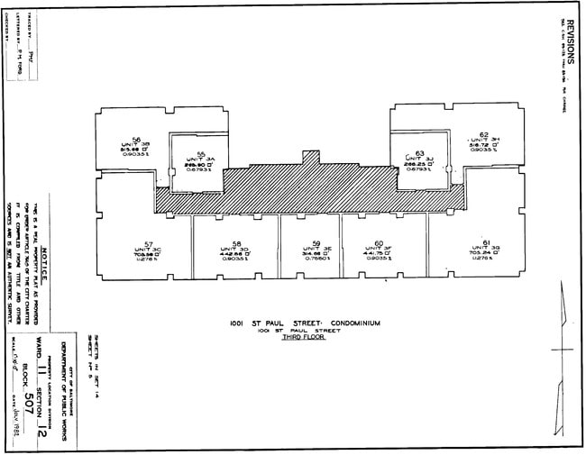 Third Floor - Floor Plan - 1001 Saint Paul