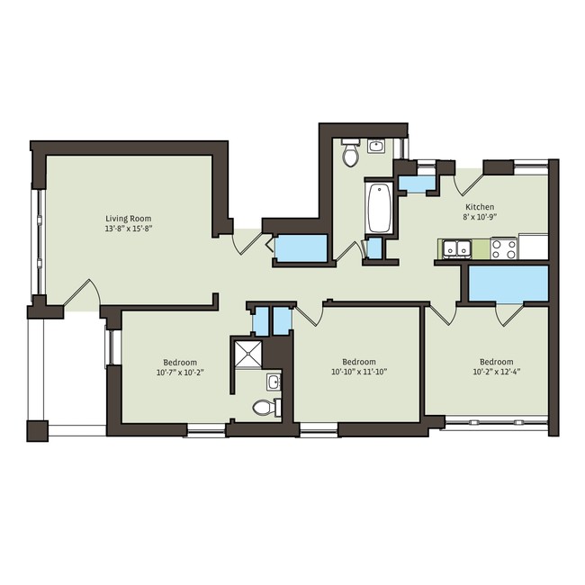 Floorplan - 5335-5345 S. Kimbark Avenue