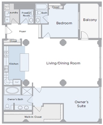 2BR/2.5BA - Silo Point