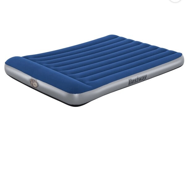 Queen size air-mattress with built in pump and built in pillow for your convenience for any guest. - 343 17th St