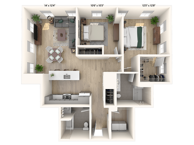 Floorplan - Darien Commons