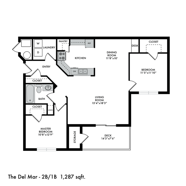 Floorplan - The Crossings at Chapel Hill