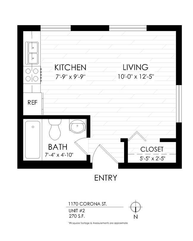 Floorplan - Crown Apartments