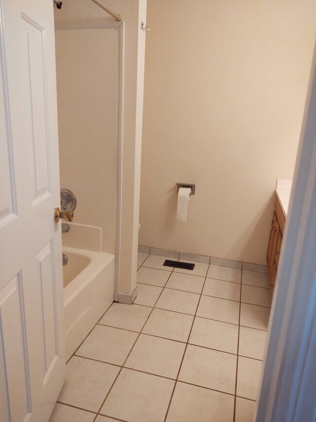 2nd floor bathroom with tile floor. - 251 Knight Dr