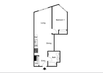 1BR/1BA - Rincon Green
