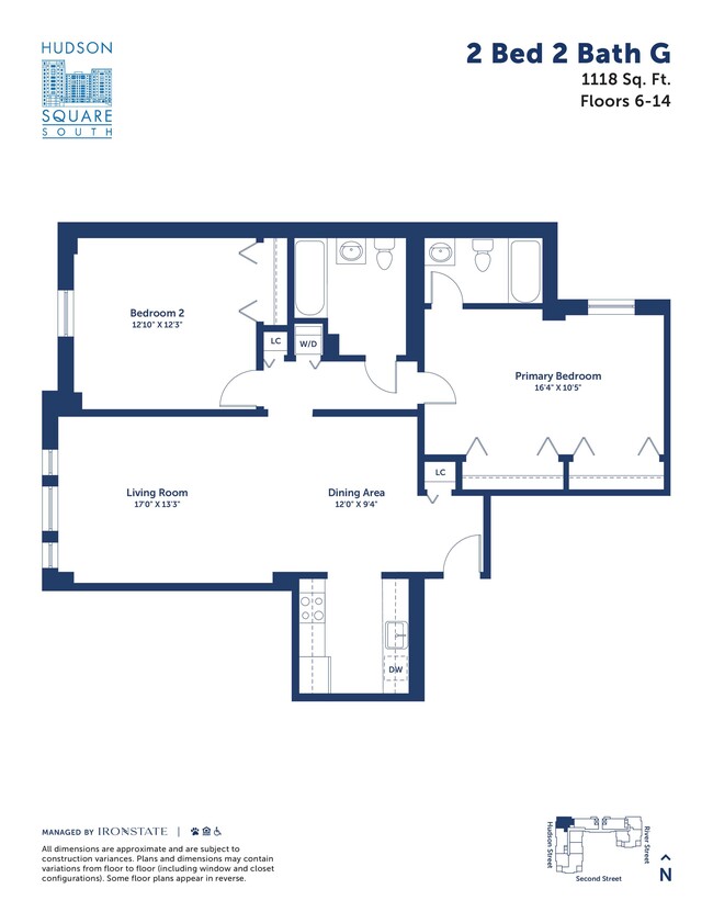 Floorplan - Hudson Square South