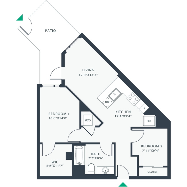 Floorplan - Link Apartments® Four12