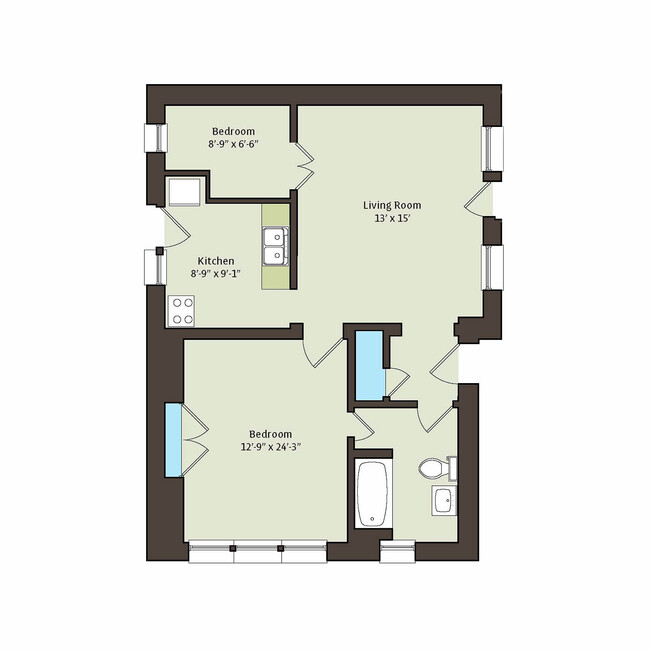 Floorplan - 5202-5210 S. Cornell Avenue