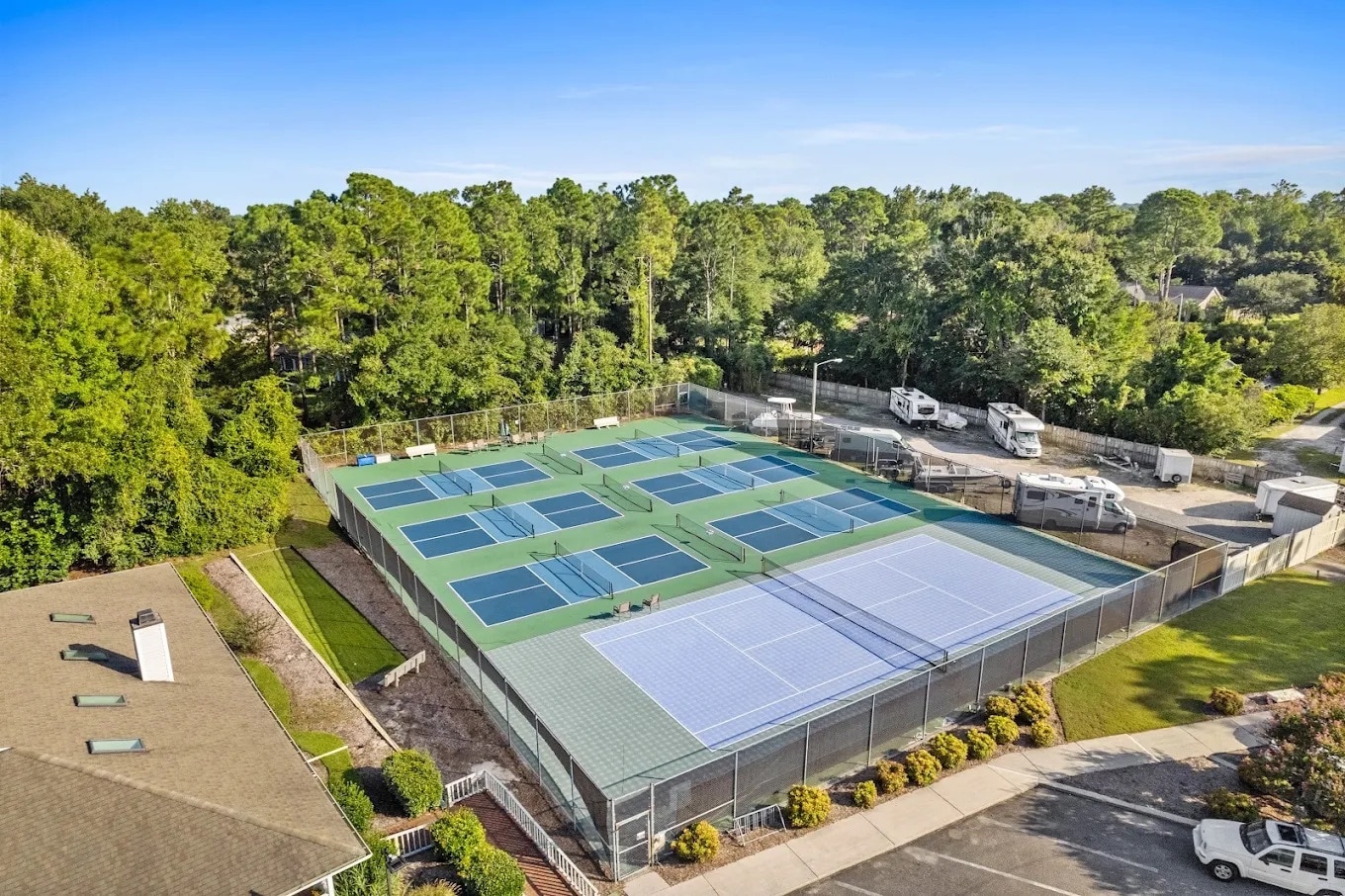 Pickleball and Tennis Courts - 5935 Inland Greens Dr