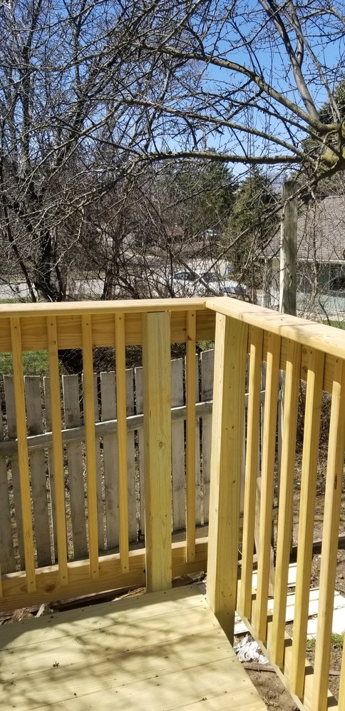 Deck view - 2116 Thaler Ave