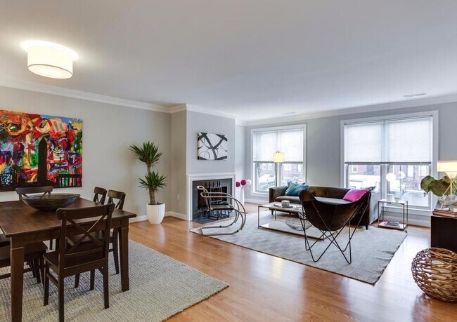 Living Room & Dining Room - 1400 East Capitol St NE