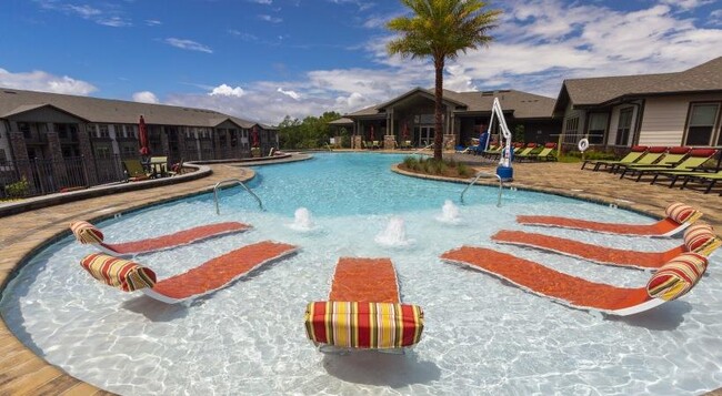 In-water lounge chairs - The Retreat at Fairhope Village