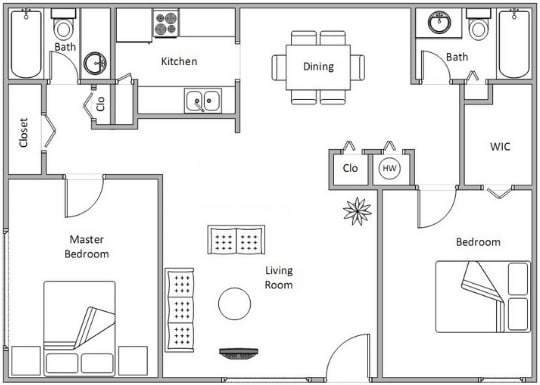 2BR/2BA - Beverly at Lakeside