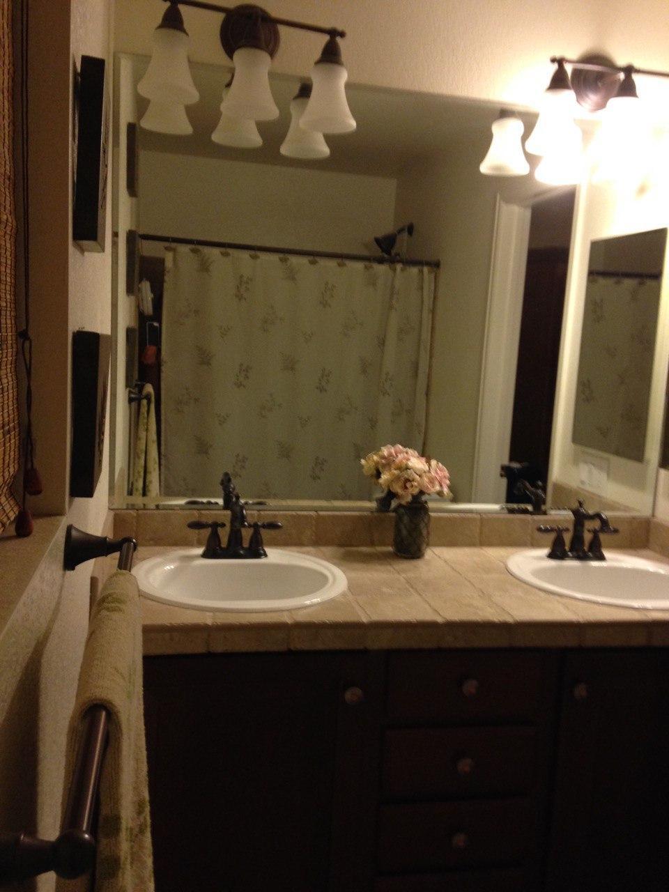 29-Double vanity with raised countertops in master bath - 10653 Butte Dr