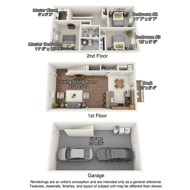 Floorplan - Stone Crest Townhomes