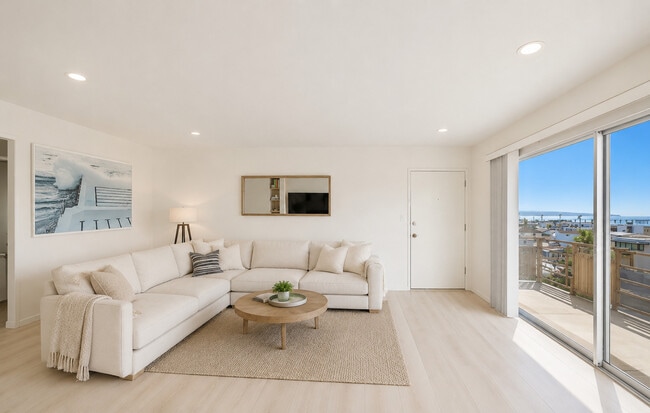 Living Room- furnished (come unfurnished) - 2124 Hermosa Ave