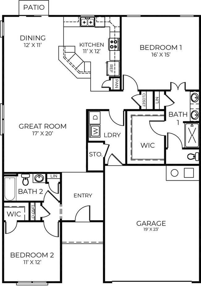 Richland Floor Plan - Prairie Chase