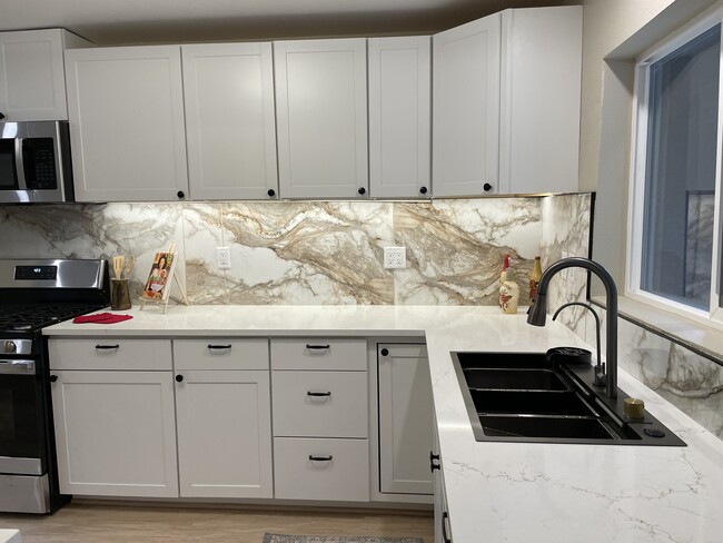 sleek backsplash - 618 Alexander Rd