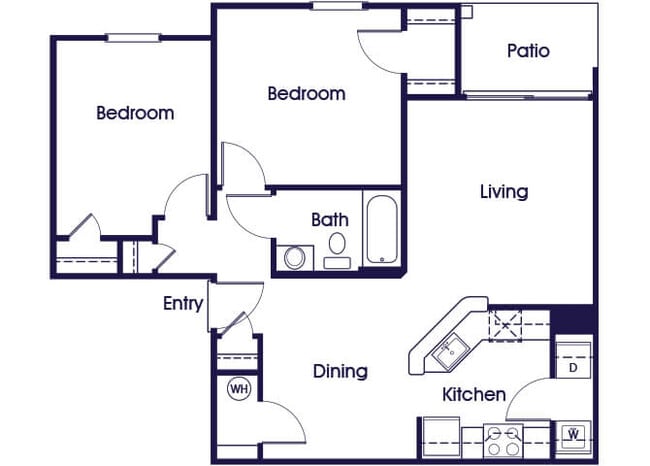 Floorplan - Weston Circle and Wicklow Square Apartments