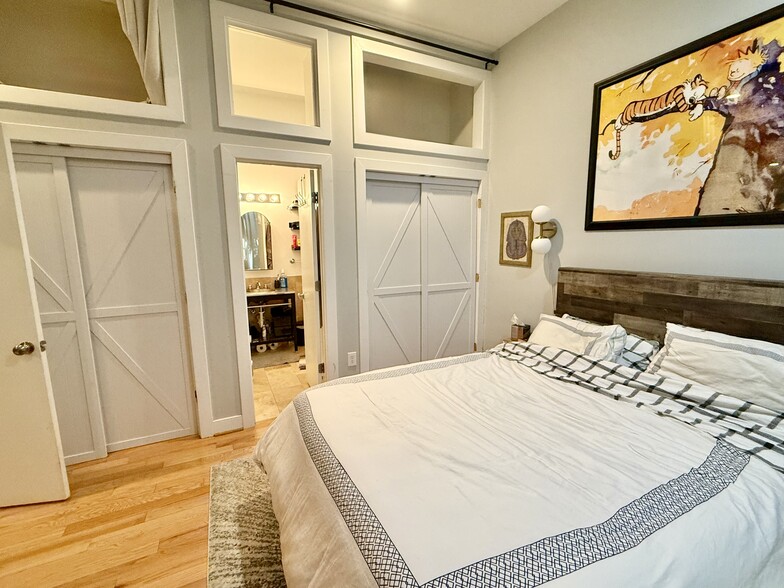 Bedroom and closets with additional storage - 1240 4th St NW