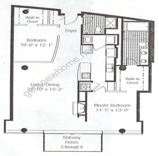 2BR/2BA - Metropolitan Place