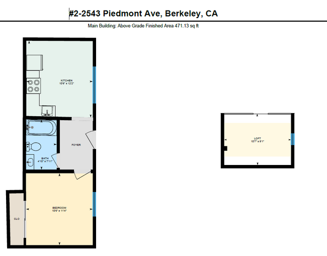 Floorplan - 2541-2543 Piedmont Ave.