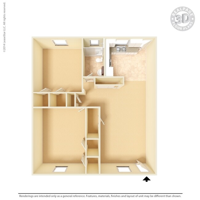 Floorplan - Villager Apartments