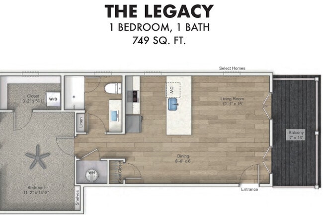 Floorplan - The Jameson