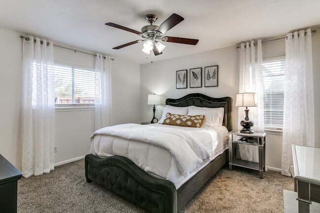 Master bed w/Roku TV - 501 Rogers Way