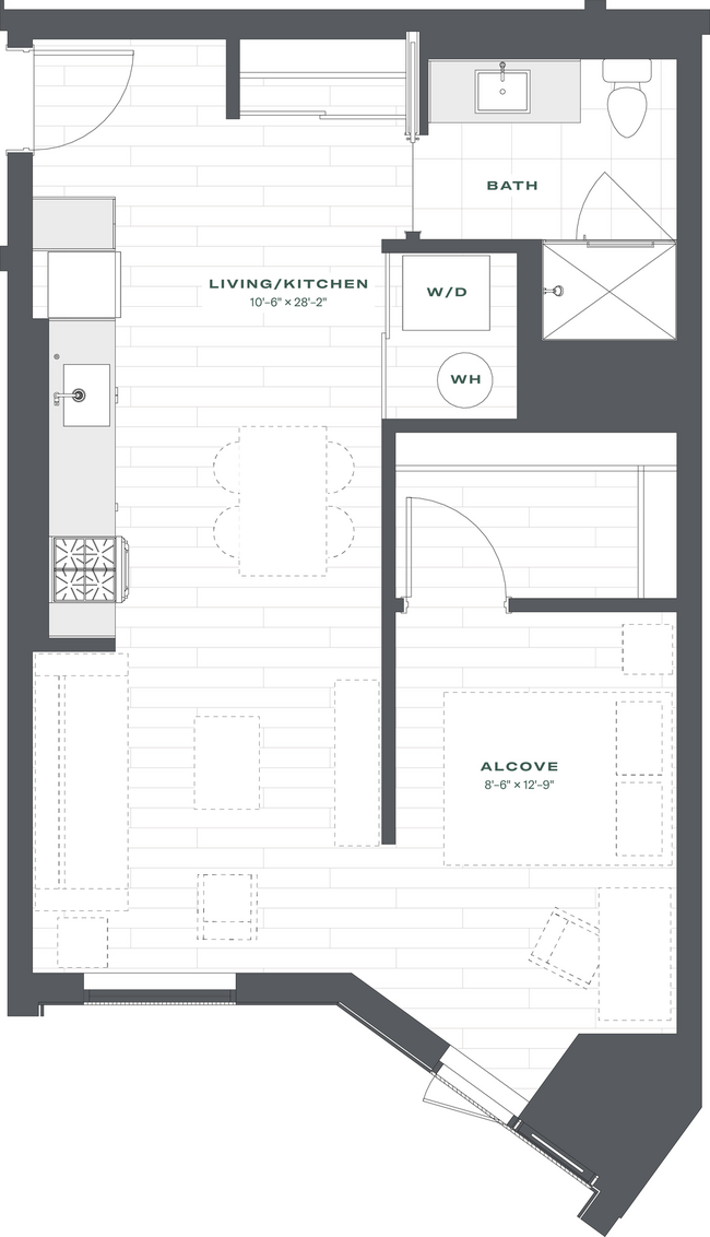 Floorplan - Triangle Square