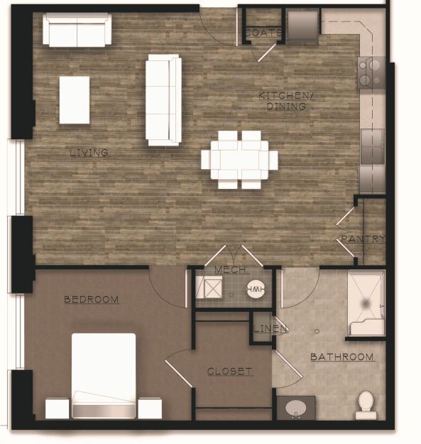 Floorplan - Willow Commons Apartments