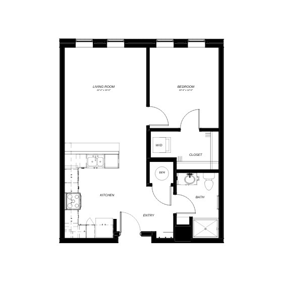 C1 Layout - Lancaster Lofts