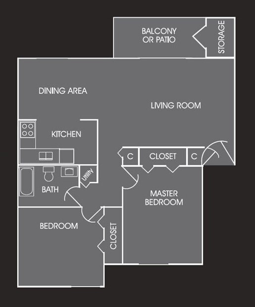 Floorplan - Pickwick Farms Apartments