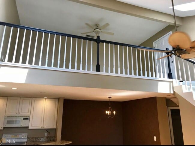 View of loft from livingroom - 611 McGill Park Ave NE