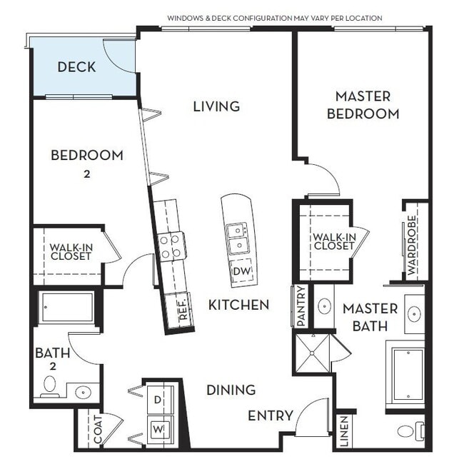 Floorplan - 5550 Wilshire at Miracle Mile by Windsor