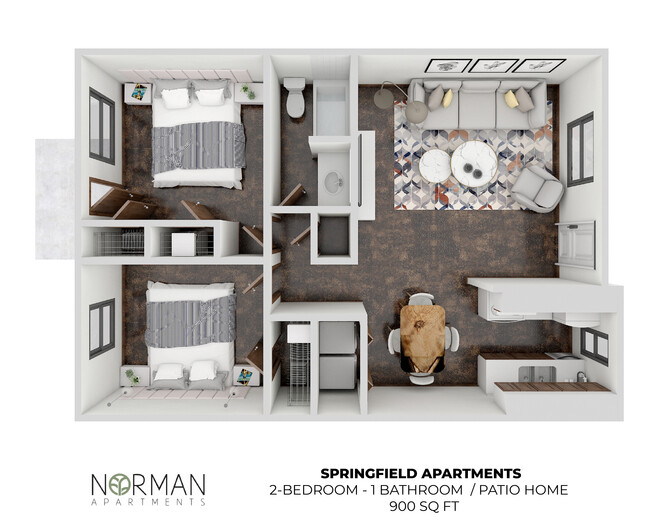 Floorplan - Springfield Apartments
