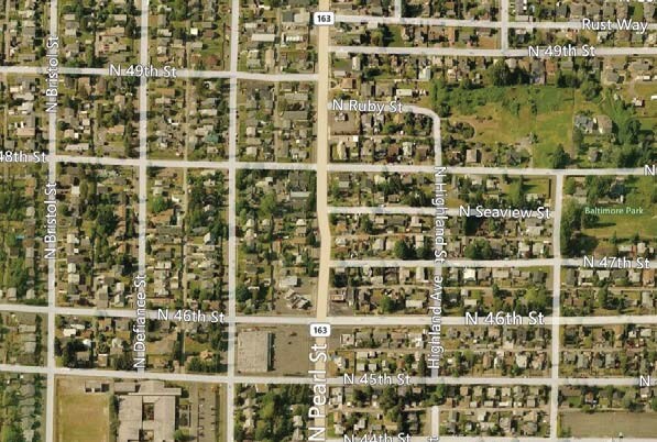 Aerial Photo - Point Defiance Apartments