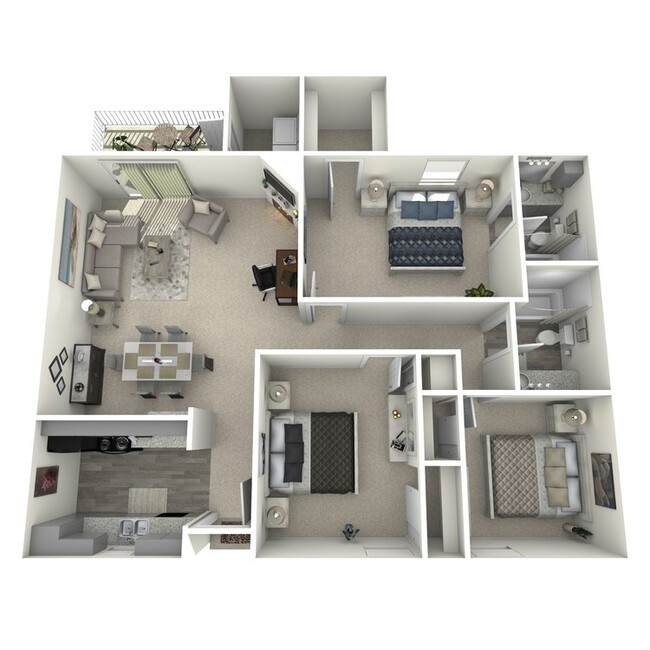 Floorplan - Water's Edge Apartments