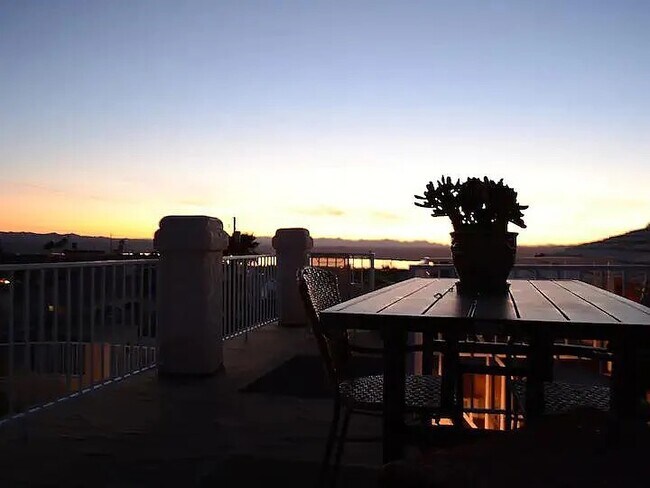 balcony at sunset - 3640 Vega Dr