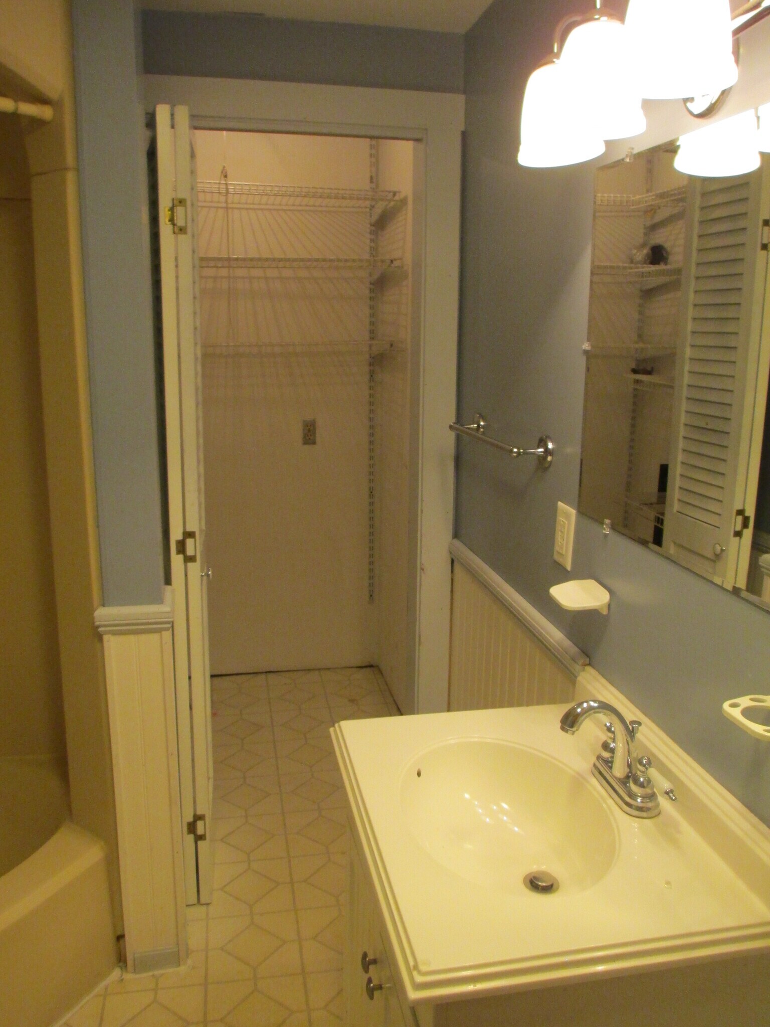 Washer Hookups (bathroom closet) - 235 Pleasant St