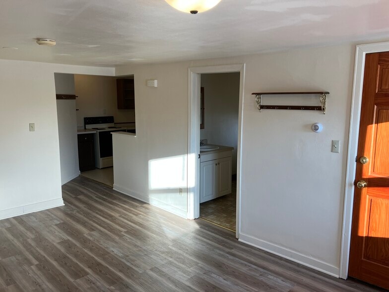 view from LR to kitchen, Studio Main #2 - W4160 Main Rd