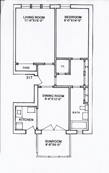 Floorplan - 4625-35 N. Winchester Ave.