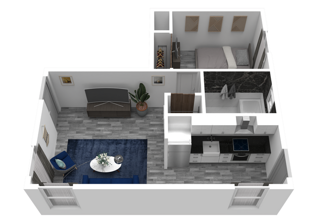 Floorplan - Tropical View Apartments