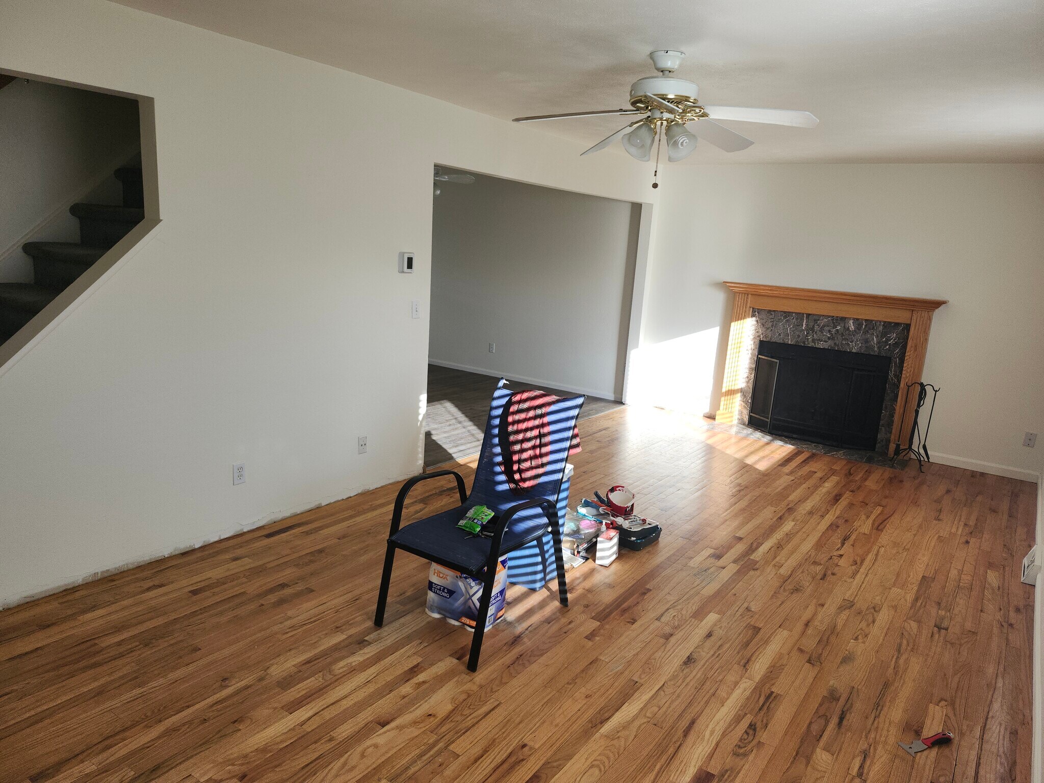 Wood fireplace - 11461 W 107th Pl