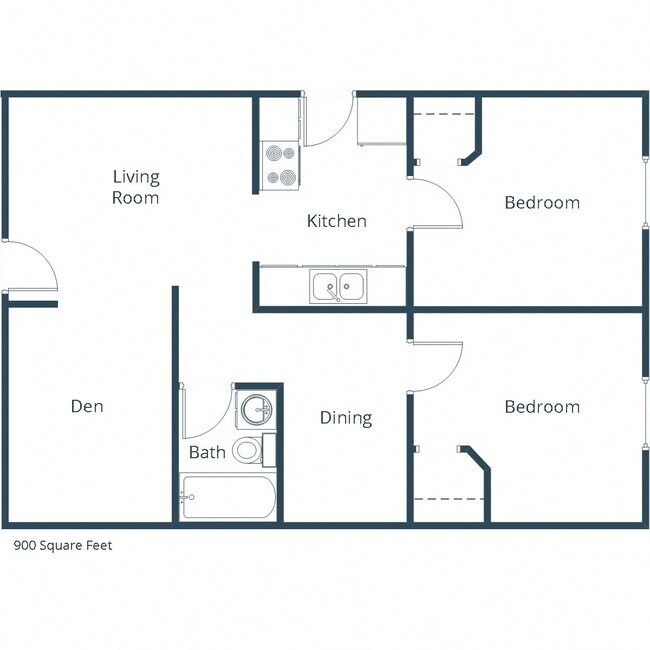 Floorplan - Oakview Townhomes