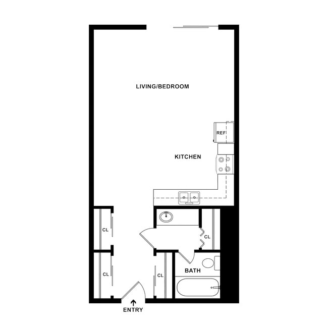 Floorplan - Oxford West Apartments