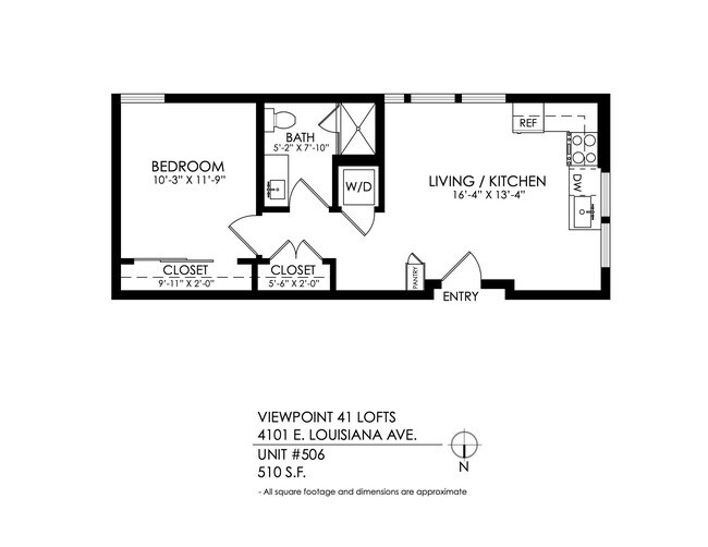 Floorplan - Viewpoint 41 Lofts