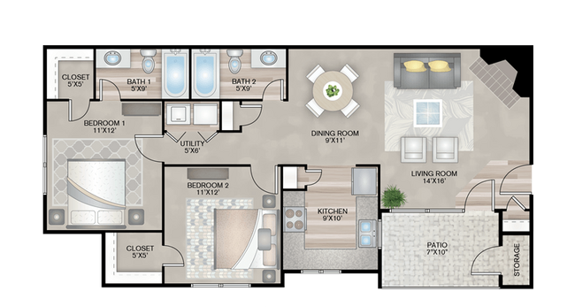 Floorplan - Grafton Flats