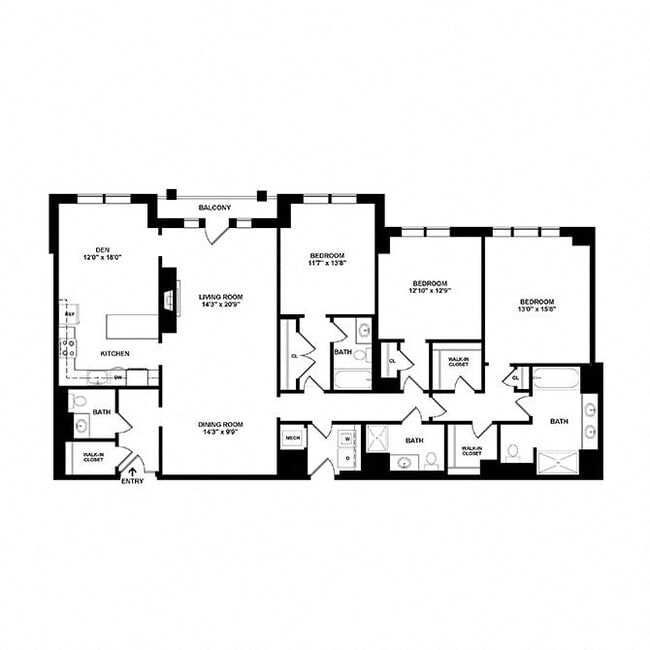Floorplan - The Woodley